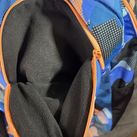 Under Armour UA Hustle Sport Unisex Camo 15" Laptop Backpack ~ Blue / Orange Use - Picture 15 of 16